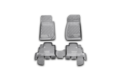 Коврики Standard, в салон JEEP Wrangler 4 doors, 2007-  4 шт. (полиуретан, чёрные) Element.CARJEP00007
