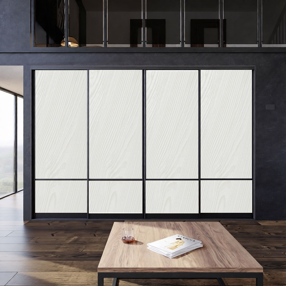 Дверь-купе ARISTO С, ЛДСП EGGER, профиль черный матовый 3