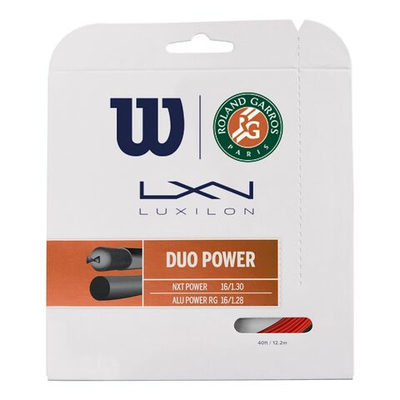 Струны теннисные Wilson Duo Power Roland Garros String Set 12,2m - Red