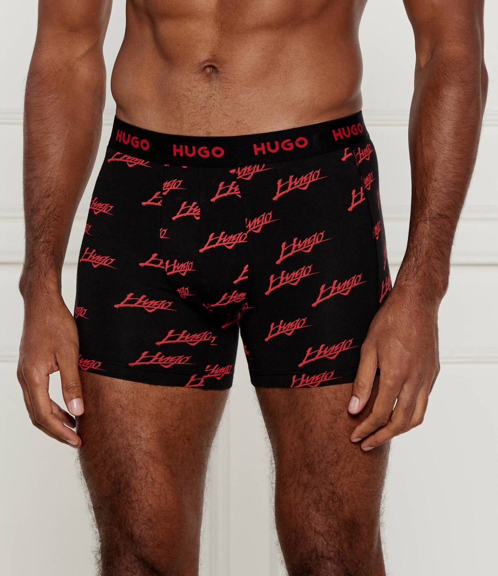 Трусики-боксеры 3шт. Hugo Bodywear - черный(50517887)