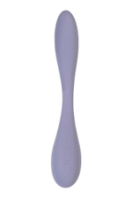 Сиреневый гибкий вибратор Satisfyer G-Spot Flex 5+ - 19,6 см. (Цвет: сиреневый)