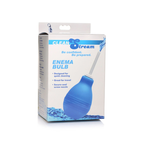 XR Brands CleanStream Enema Bulb Blue – компактный анальный душ-груша, 236 мл