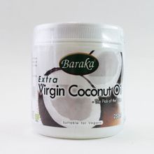 Baraka масло кокосовое нерафинированное пласт. банка 250 г