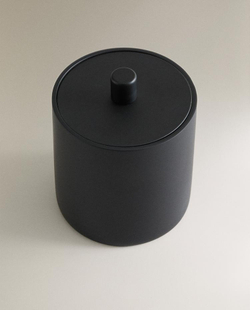 ZARA HOME ЁМКОСТЬ ДЛЯ ХРАНЕНИЯ ИЗ СМОЛЫ, ЧЕРНЫЙ