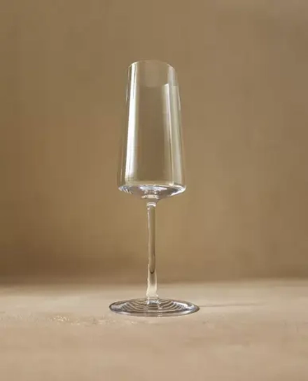 ZARA HOME БОКАЛ ДЛЯ ШАМПАНСКОГО КОНИЧЕСКОЙ ФОРМЫ ИЗ ХРУСТАЛЬНОГО СТЕКЛА, ПРОЗРАЧНЫЙ