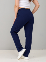 Костюм с брюками КБ-384/синий-цепи