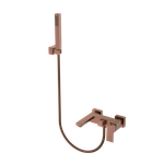 Смеситель для ванны с душем Qubic Brushed Bronze