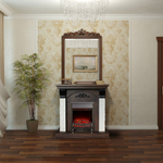 Каминокомплект Real Flame Corfino NT с очагом Fobos Lux Black (без пульта)