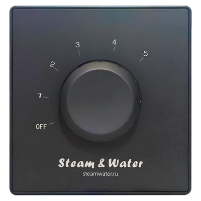 Настенный регулятор громкости звука настенный Steam&water SOUND CONTROL Gray 230 (Цвет серый, 5 уровней громкости, 4-8 Ом, 30W)