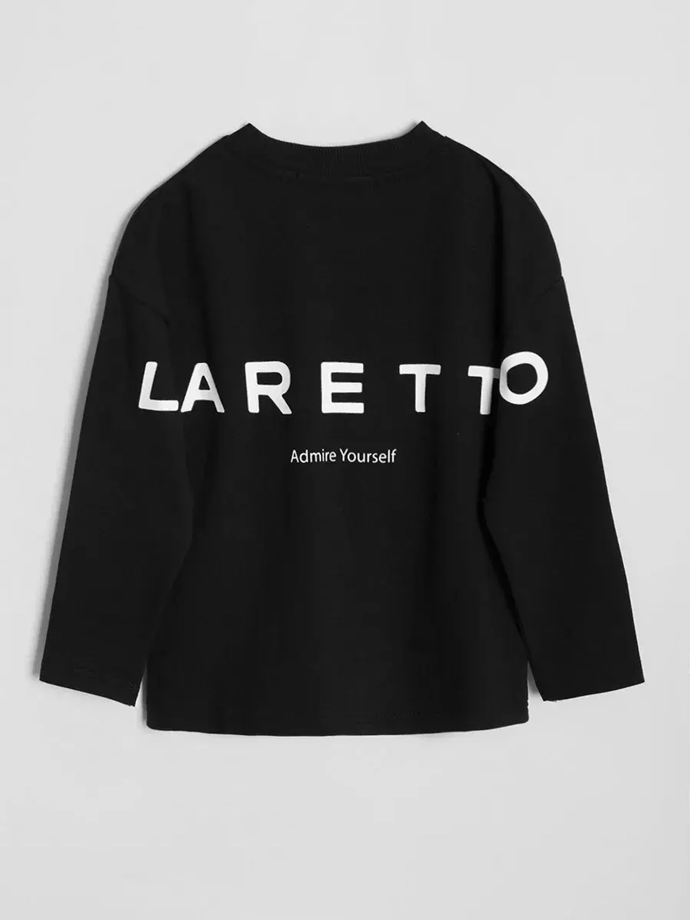 Школьный лонгслив оверсайз для мальчика