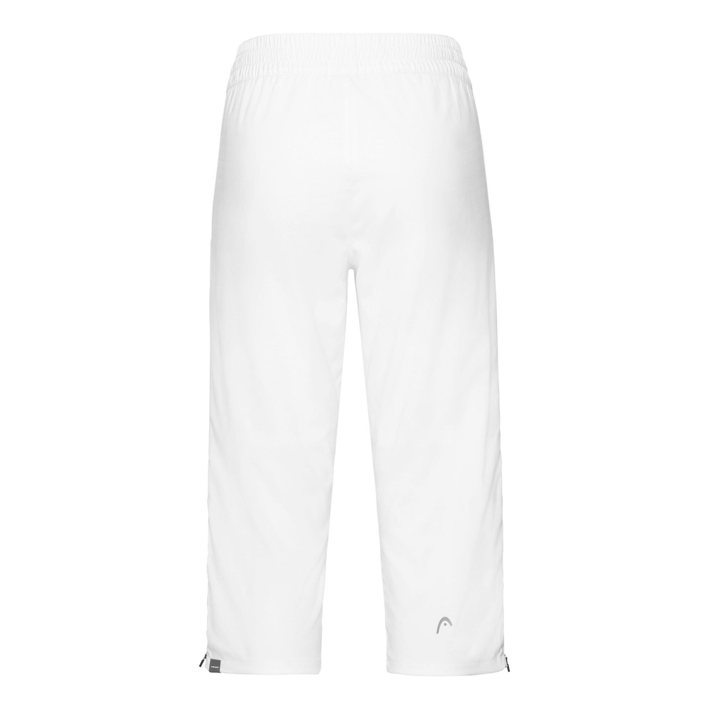 Женские теннисные брюки HEAD Club Training Pants Women - White, Silver
