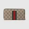 Кошелек на молнии Gucci GG из холщовой ткани Supreme