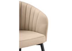 Стул на металлокаркасе Моншау черный / velutto 05