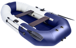 Лодка ПВХ Мастер Лодок Таймень NX270 "Комби" Св.Серый / Синий