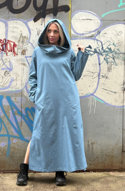 Платье Assassin /джинс голубой