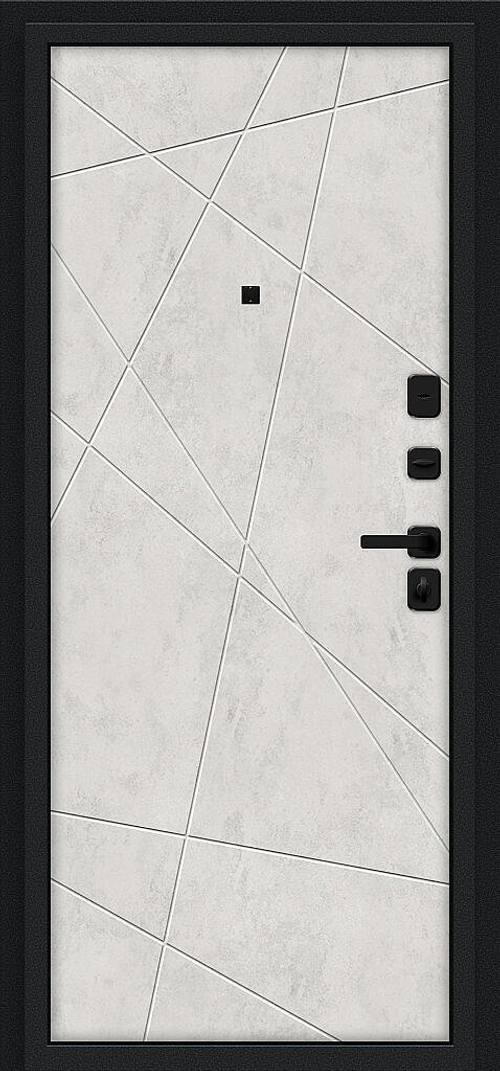 Граффити-5/SBlack Букле черное/Look Art 205*86 левое