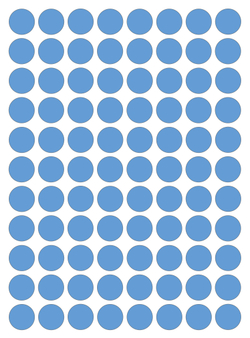 Виниловые наклейки для упаковки и маркировки Policomprint M29, 15 мм. 88 шт.