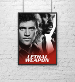 Постер для интерьера на стену (30х40 см). Кино Смертельное оружие (Lethal Weapon)