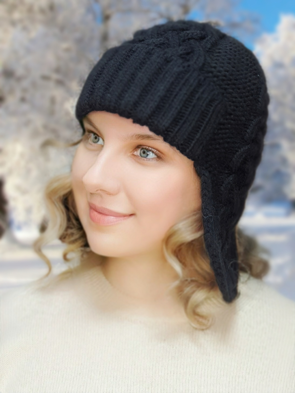 Шапка ушанка АЙС (Флис)
