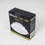 Citilux Кинто CLD5106N LED Встраиваемый светильник Белый