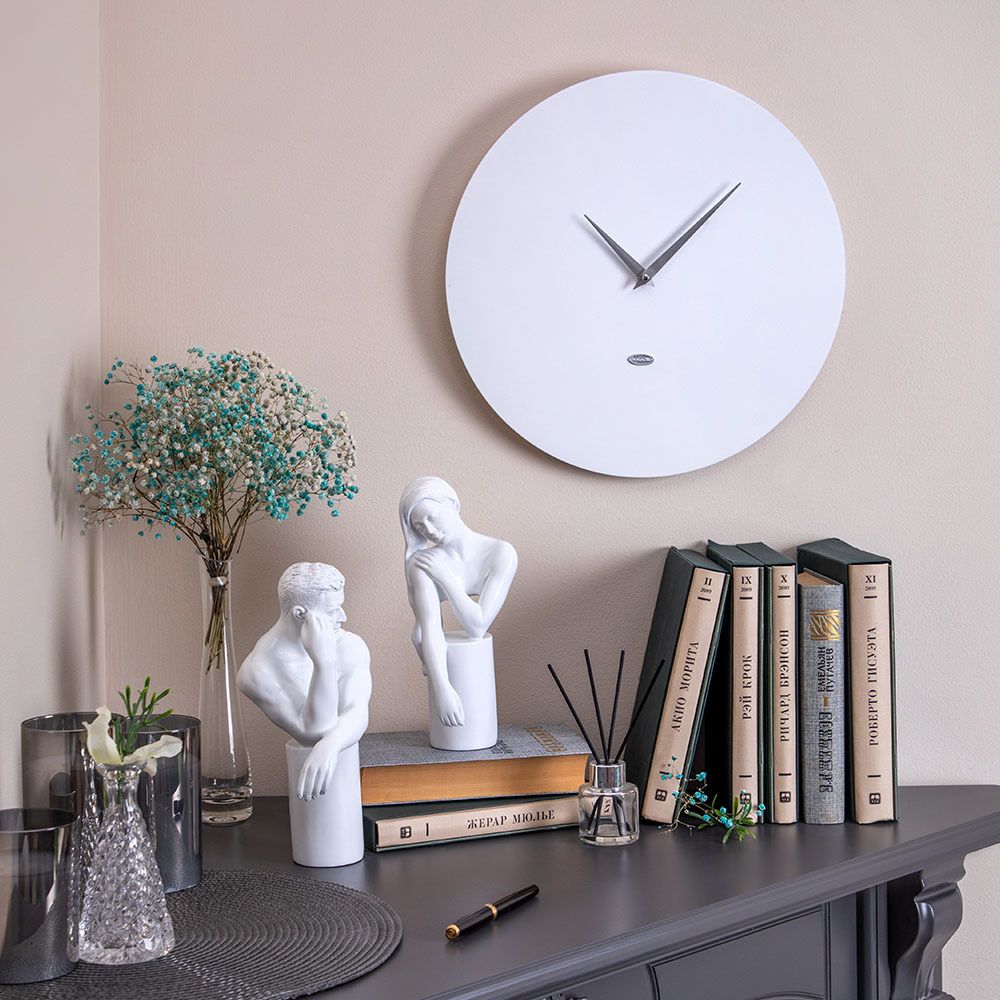 Часы настенные Симпл Айс Сильвер