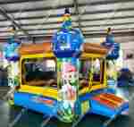 Детский надувной батут "Пиратский остров"