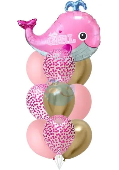 Фонтан с розовым китом