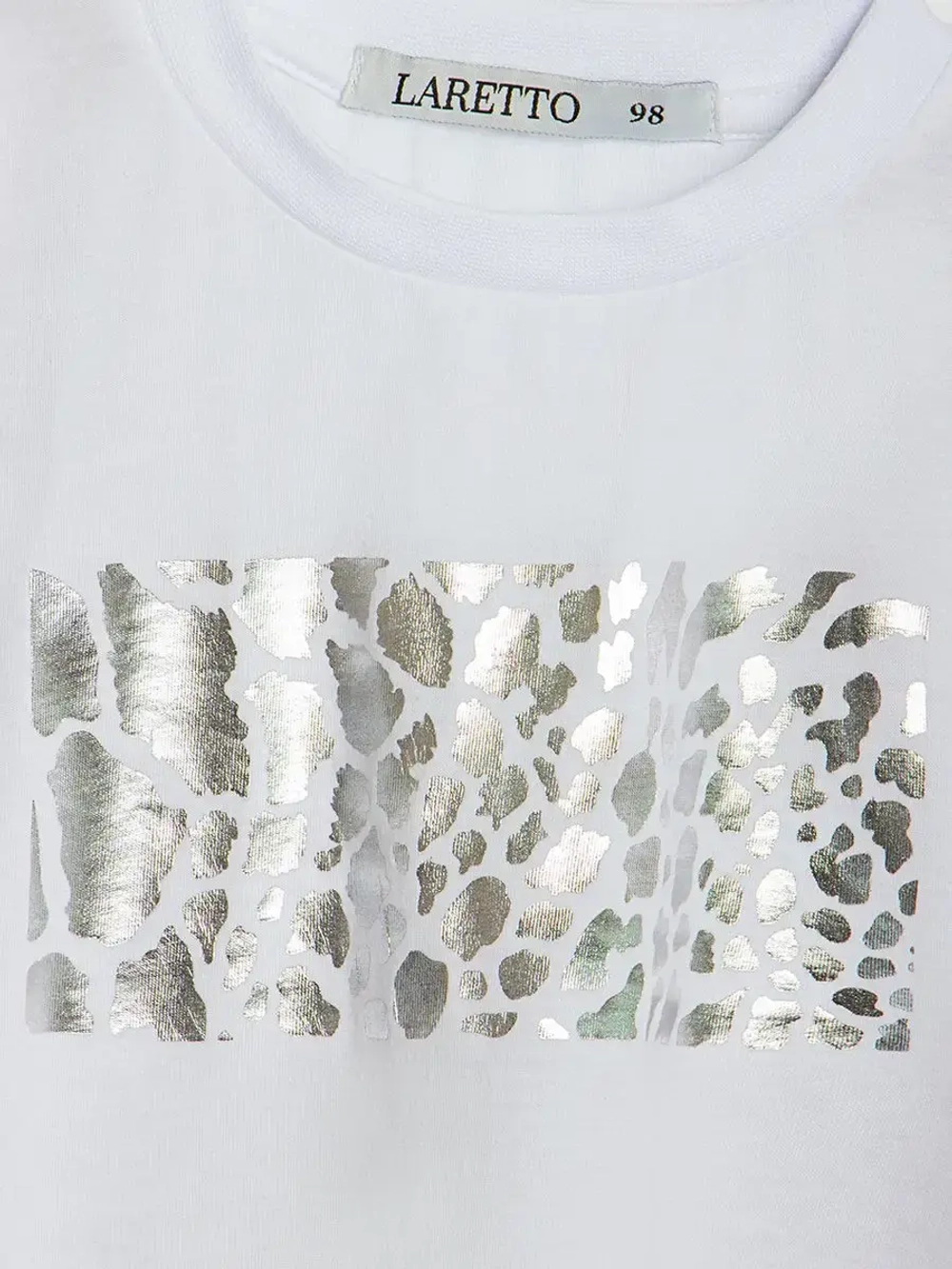 Футболка детская оверсайз укороченная