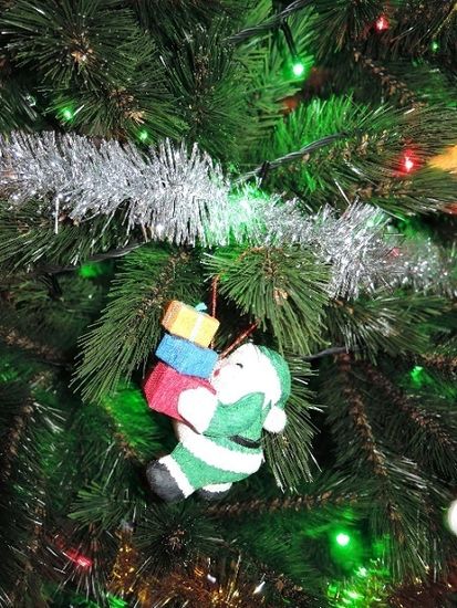 Новогодние игрушки "Дед Мороз с подарками"