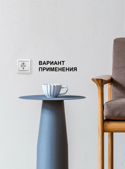 77 4451 Рамка 1 пост белая