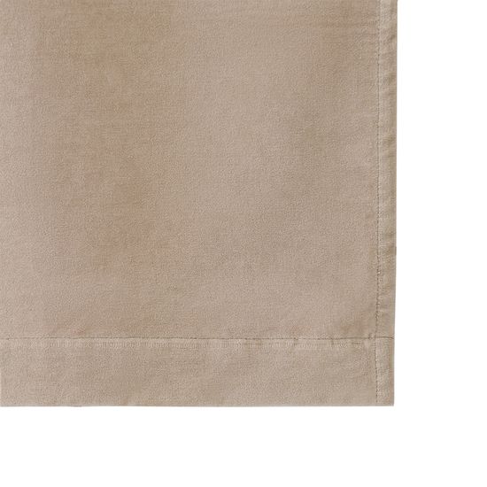 Штора из хлопкового бархата бежевого цвета из коллекции essential, 150х290 см