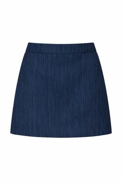 Юбка Пикси из фактурного денима