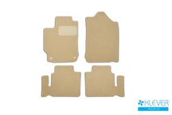 Коврики в салон Klever Premium TOYOTA Camry 2011-2014, 2014-2017, седан, 4 шт. (текстиль, бежевые) Klever.KLEVER04485622112KH