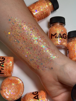 Гель блестки MAG Персик 38 гр