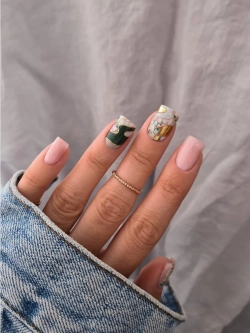 Lucky Rose Слайдеры наклейки для ногтей Foil 128