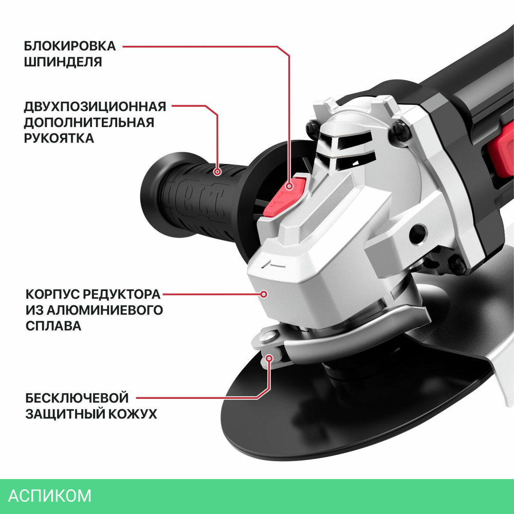 Угловая шлифмашина P.I.T. PWS125-C8