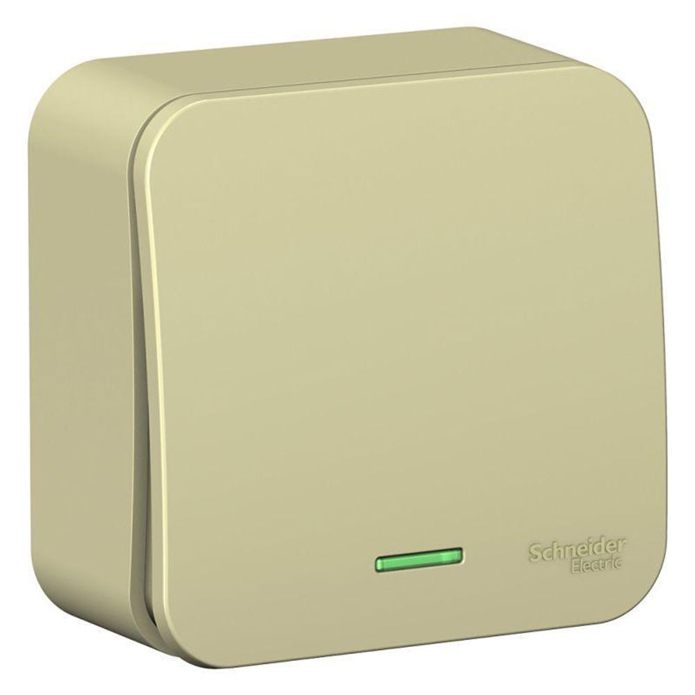 Переключатель проходной 1-кл. ОП Blanca 10А IP20 (сх. 6) 250В с подсветкой с изолир. пластиной беж. SE BLNVA106117 Переключатель проходной 1-кл. ОП Blanca 10А IP20 (сх. 6) 250В с подсветкой с изолир. пластиной беж. SE BLNVA106117