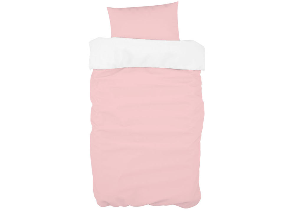 Комплект постельного белья (розовый, сатин)