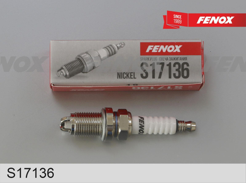 Свеча зажигания Lada Largus 12- Nickel ; зазор 0,9 мм, 2-х электродная, размер ключа 16мм \ FENOX S17136