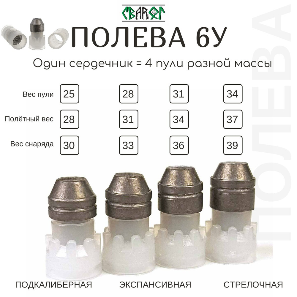 Пулелейка Полева 6у М 12 калибр