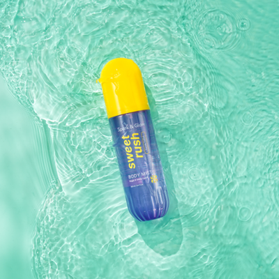 Мист для тела и волос с ароматом соленой карамели - Body&hair mist purple toffee, 250 мл