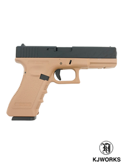 Пистолет KJW Glock G17 Gas GBB (KP-17.GAS-TAN). Tan