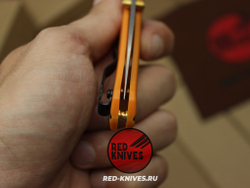 Нож Benchmade 533 Bugout Mini - оранж нейлон, клинок сатин RK/Н23