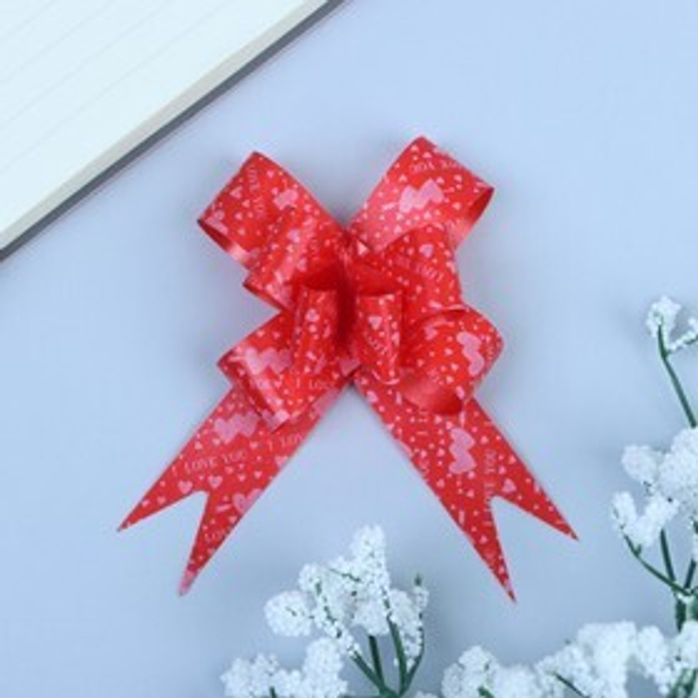 Бант - бабочка No1,8 красный