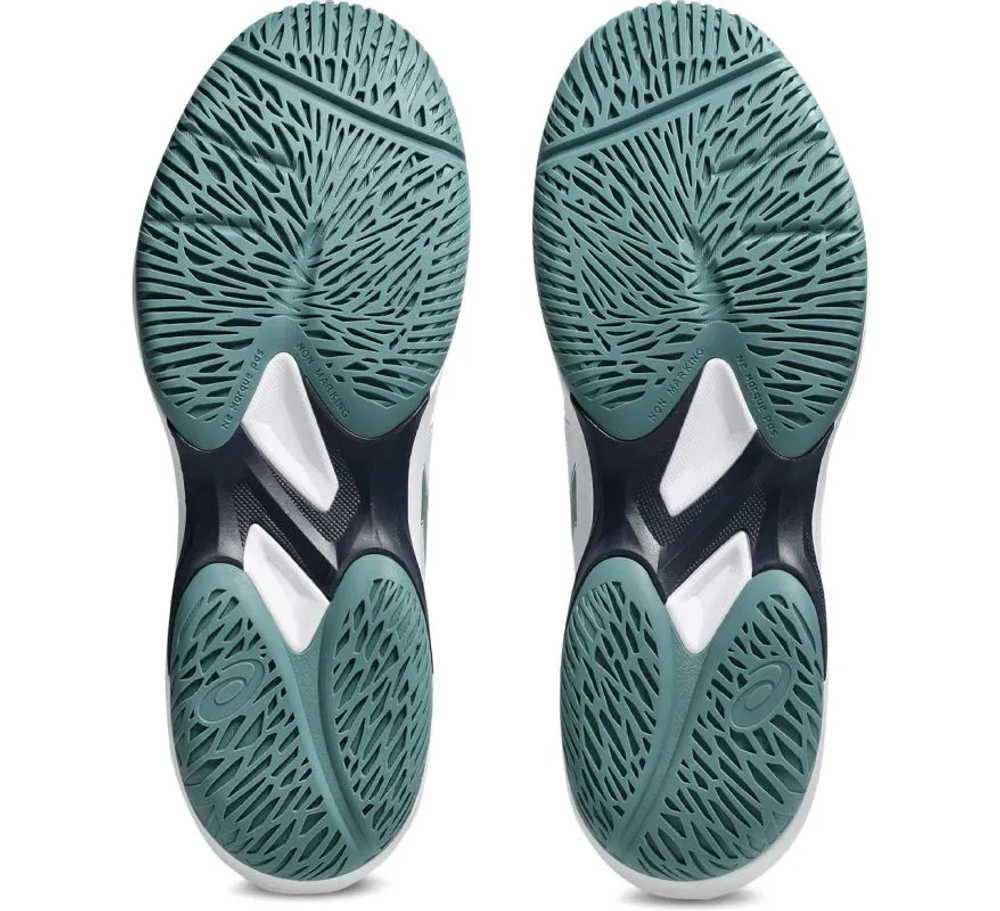 Мужские кроссовки теннисные Asics Game FF - white/foggy teal