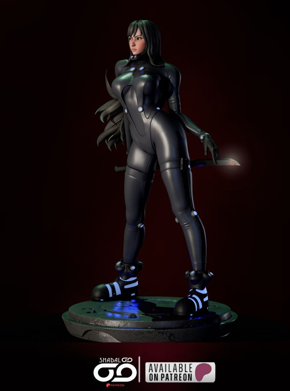 Рэйка Шимохира Ганц : O Reika Shimohira Gantz : O Фигурка