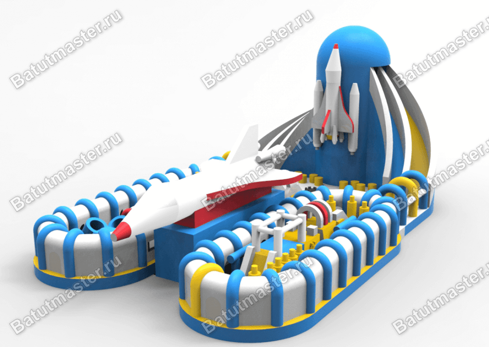 Надувной батут "Настоящий пилот"