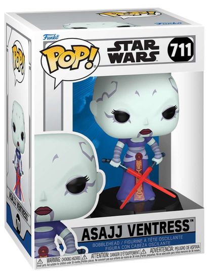 Фигурка Funko POP! Bobble Star Wars Clone Wars Asajj Ventress (711) 77370 / Фигурка Фанко ПОП! по мотивам вселенной "Звездные войны", Асажж Вентресс