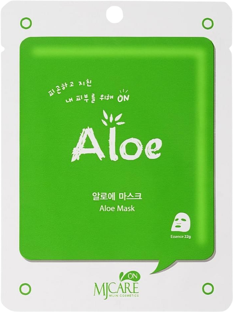 Mijin Mj Care Маска тканевая с алое Mj Care Aloe Mask