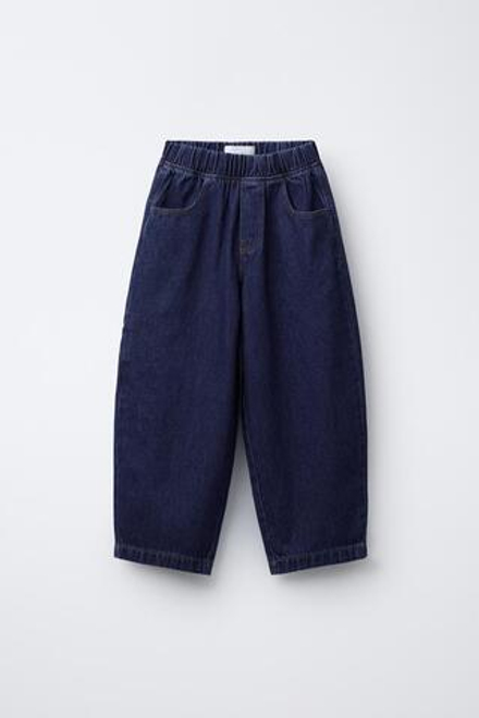 ZARA ДЖИНСЫ BALLON, ВЫЦВЕТШИЙ СИНИЙ